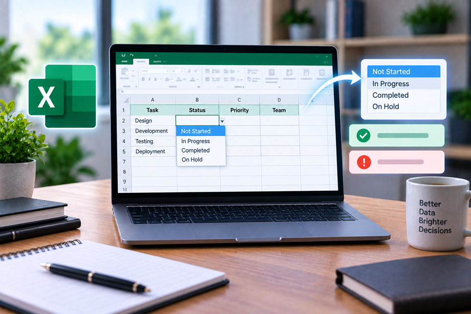 How to Create a Drop-Down List in Excel: Data Validation Guide