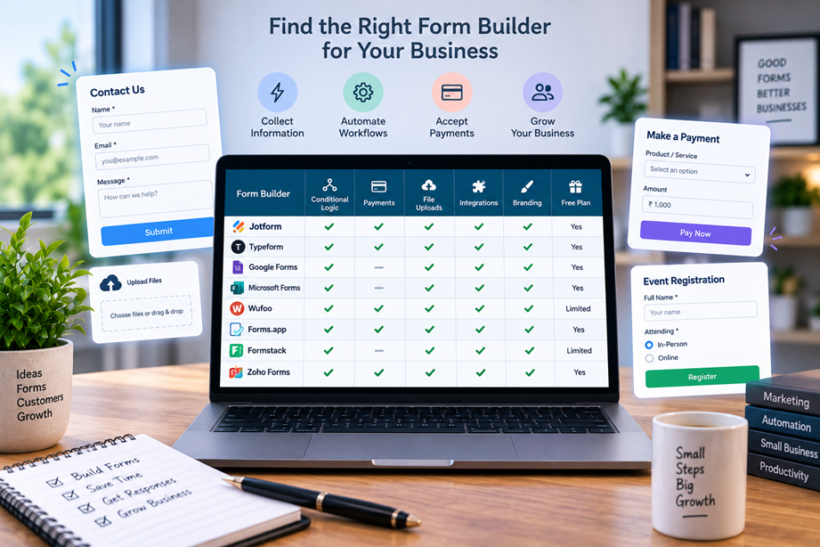 Best Online Form Builders for Small Business